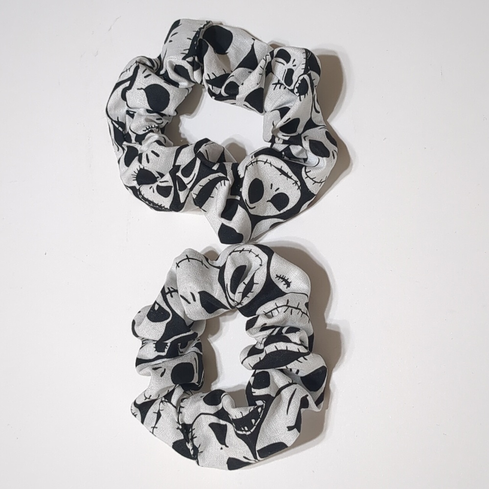 Scrunchies (2) Jack  hair Scrunchie Night before Christmas
